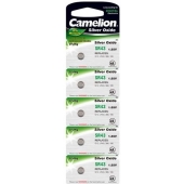 Camelion pile pour montre Oxyde d'Argent SR43W/386 blister 5