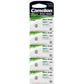Camelion pile pour montre Oxyde d'Argent SR44W/357 blister 5