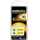 Pile auditive Duracell 10 - blister 6