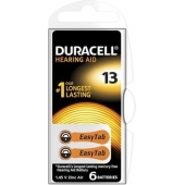 Pile auditive Duracell 13 - blister 6