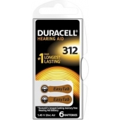Pile auditive Duracell 312 - blister 6