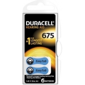 Pile auditive Duracell 675 - blister 6