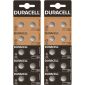 Multipack alcalin Duracell LR44 (2 x blister 10)