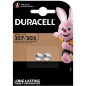Oxyde d'argent Duracell D357/303 blister 2
