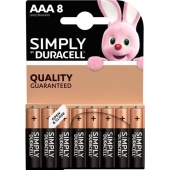 Duracell Simplement Alcaline AAA - blister 8