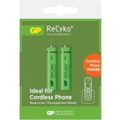 Piles AAA rechargeables NiMH GP 2 pièces