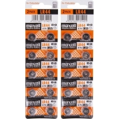 Maxell Alkaline LR44 multipack (2 x blister 10)