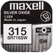 Maxell Oxyde d'Argent 315 blister 1