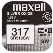 Oxyde d'argent Maxell 317 blister 1