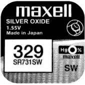 Oxyde d'argent Maxell 329 blister 1