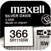Maxell Oxyde d'Argent 366 blister 1