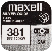 Maxell Oxyde d'Argent 381 blister 1