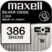 Oxyde d'argent Maxell 386 blister 1