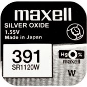Maxell Oxyde d'Argent 391 blister 1