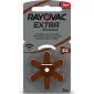 Pile pour appareils auditifs Rayovac Extra 312