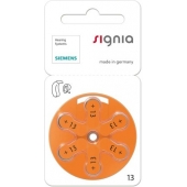 Siemens Signia 13 pile pour aide auditive Zinc Air 6 pièces