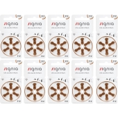 Multipack de piles pour aides auditives Siemens Signia 312 (10 x blister 6)